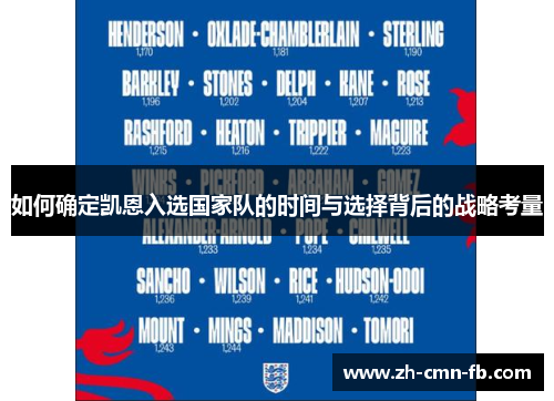 如何确定凯恩入选国家队的时间与选择背后的战略考量